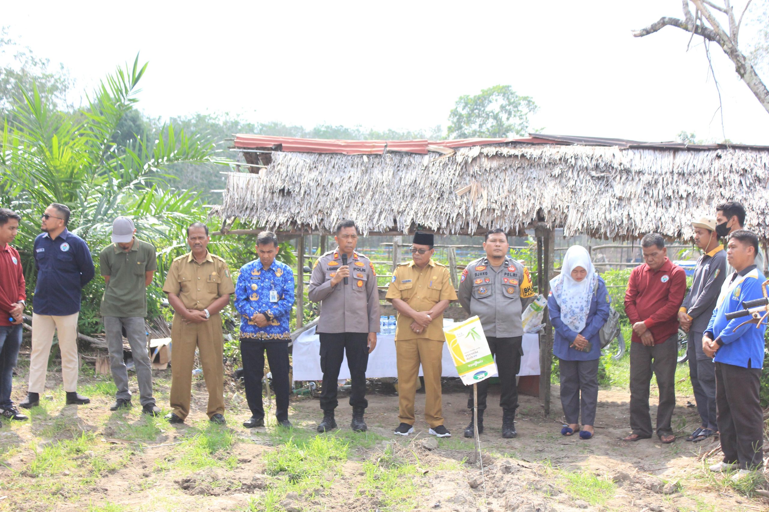 Desa Pasarbaru Mulai Program Ketahanan Pangan, Tanam 150 Ribu Jagung Pipil di Lahan 2 Hektare