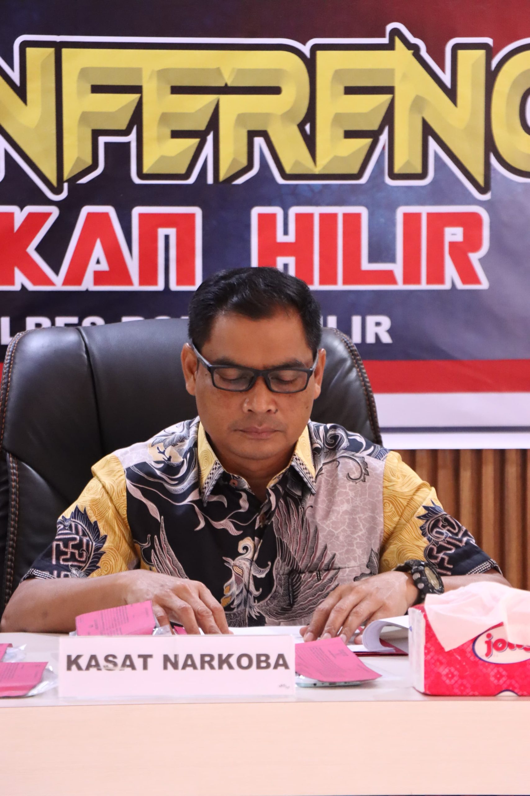 Kapolres Rohil Pimpin Press Release Pemusnahan Barang Bukti Sabu Seberat 1.049,78 Gram
