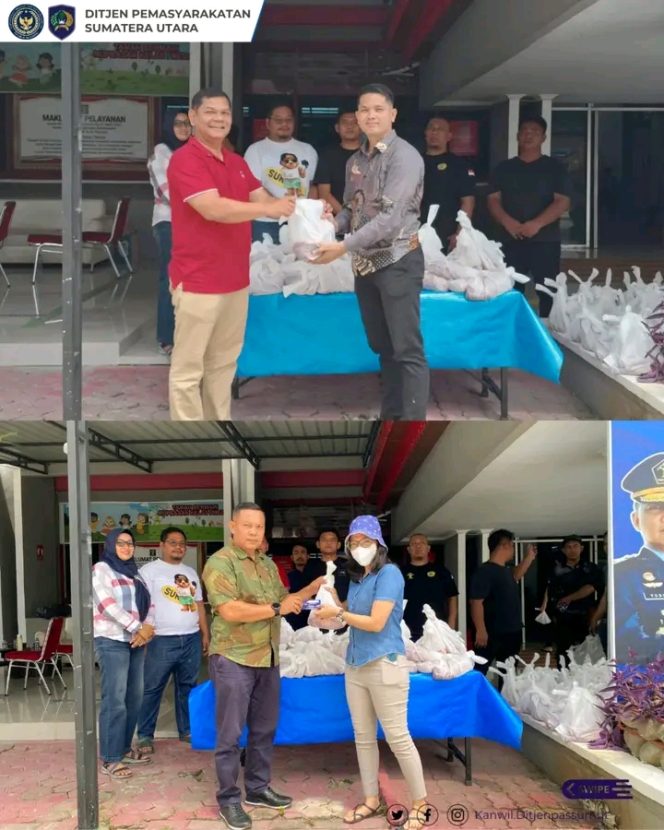 
					Gelar Pemotongan Hewan Kurban, Kanwil Ditjenpas Sumut Wujud Kepedulian di Hari Raya Idul Adha