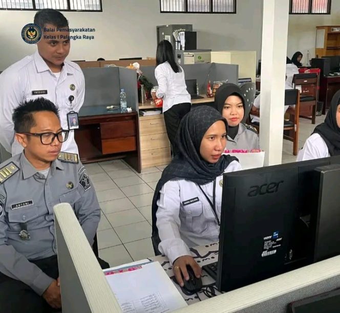 
					Analisis Jabatan di Bapas Palangkaraya, Kanwil Ditjenpas Kalteng Dampingi Penyusunan