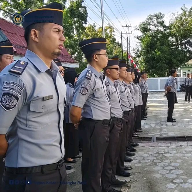 
					Tingkatkan Disiplin dan Kepastian Hak Pegawai, Bapas Palangka Raya Gelar Apel Pagi