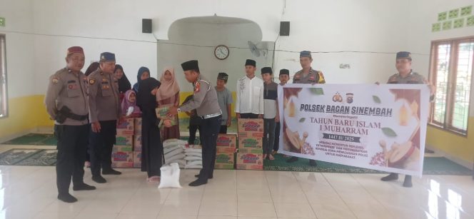 
					Peringati Tahun Baru Islam 1447 H, Polsek Bagan Sinembah Gelar Bakti Sosial