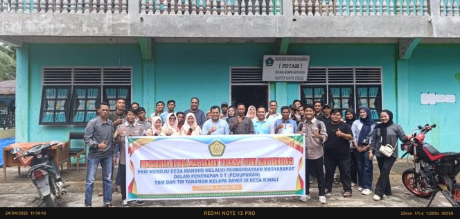 
					Program Studi Agroteknologi UNIKS Dorong Kemandirian Desa Kinali dengan Teknologi dan Manajemen 5T Pemupukan Sawit