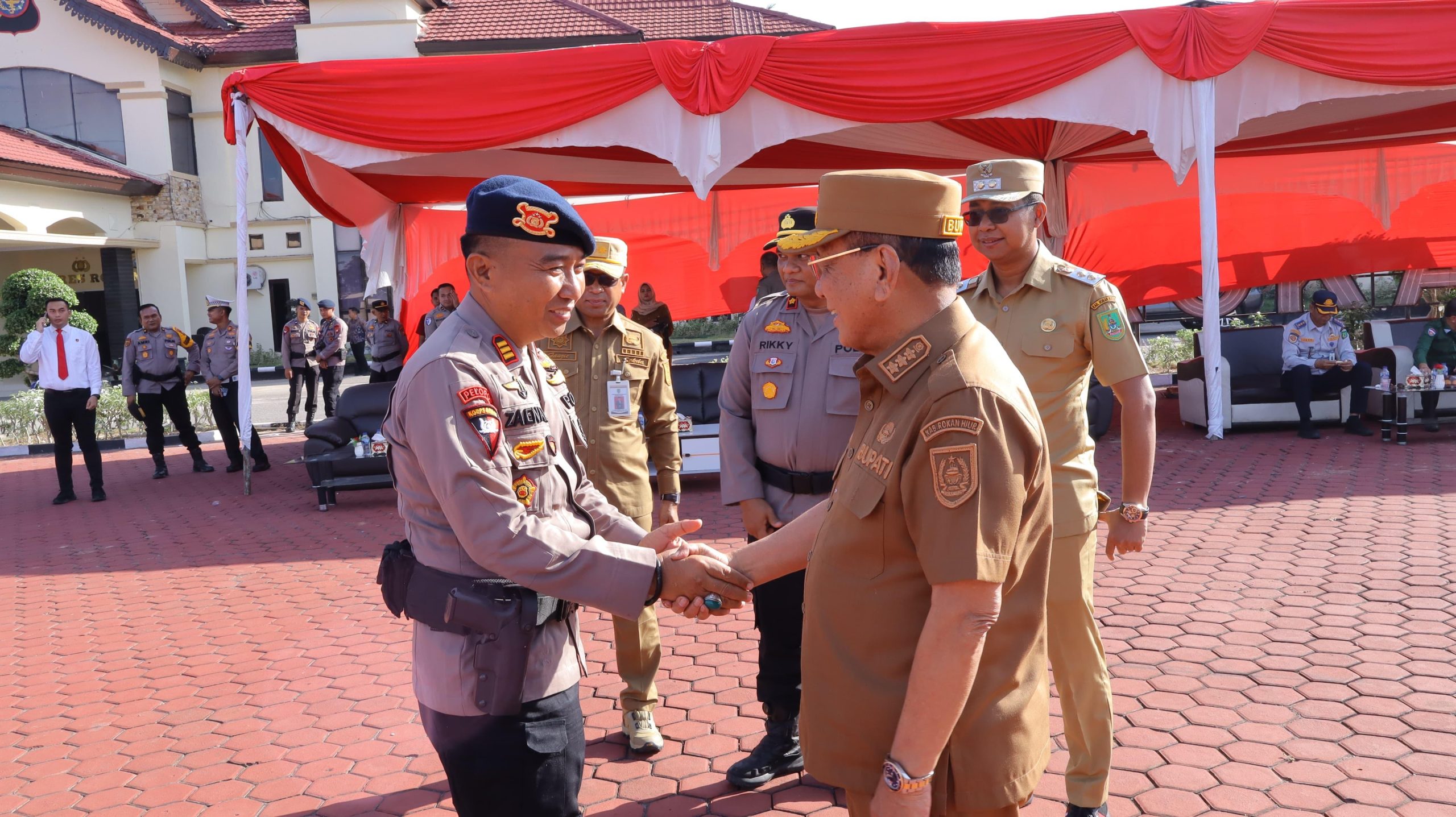 Bupati dan Wabup HImbau Warga Taat Aturan, Hadiri Apel Gelar Pasukan Operasi Patuh LK 2025