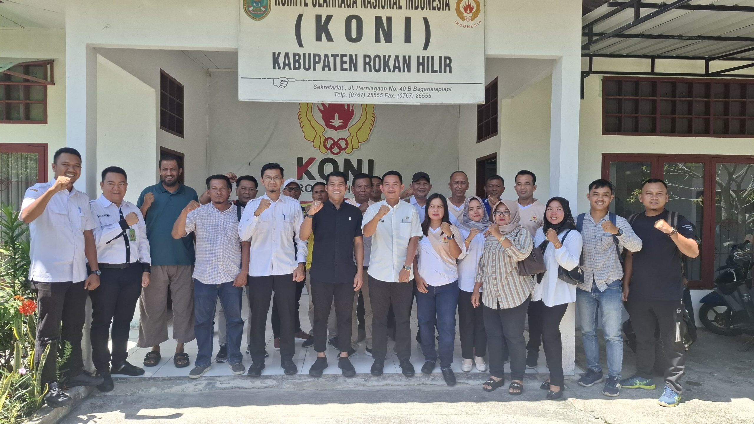 Rapat Perdana Tingkatkan Silaturrahmi KONI Rohil Bahas Rencana Pelantikan