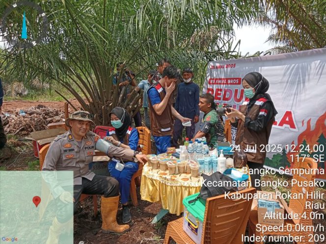 
					Lakukan Pemeriksaan Kesehatan, Personil Pemadam Karhutla di Tekuk Nilap Jaya