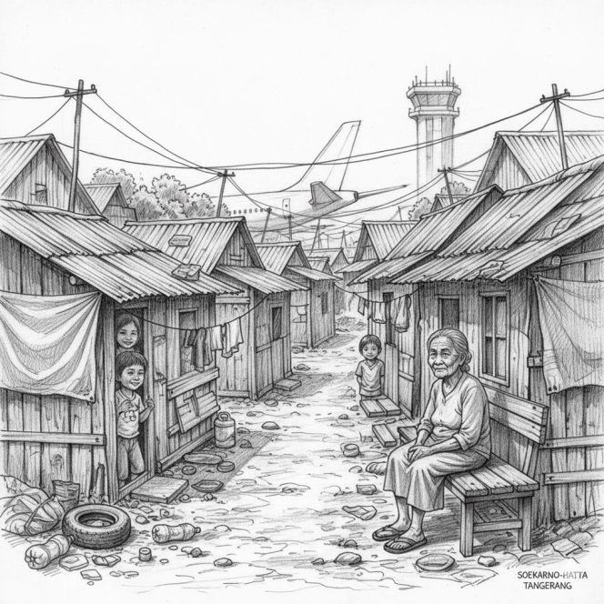 
					Kota Jasa di Bawah Bayang Ketimpangan, Tangerang: Antara Bandara Megah dan Lorong Kumuh yang Ditinggalkan