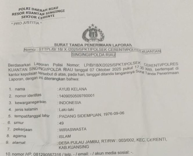
					Pelaku Kekerasan Terhadap Wartawan, Kapolres Kuansing: Akan Tindak Tegas dan Jaga Marwah Polri
