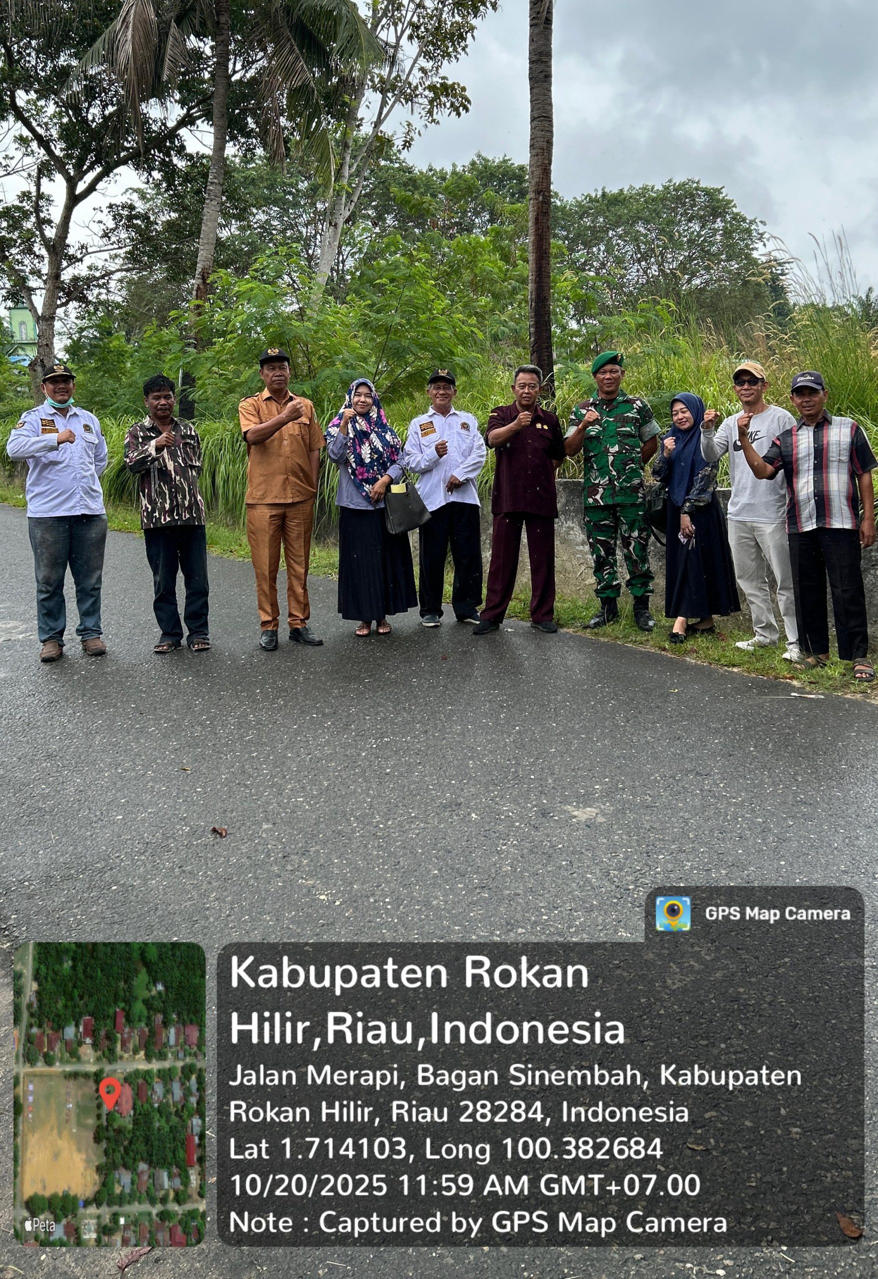 Kantor dan Gerai KDMP Akan Dibagun, Ketua dan Babinsa Survey Titik Lokasi