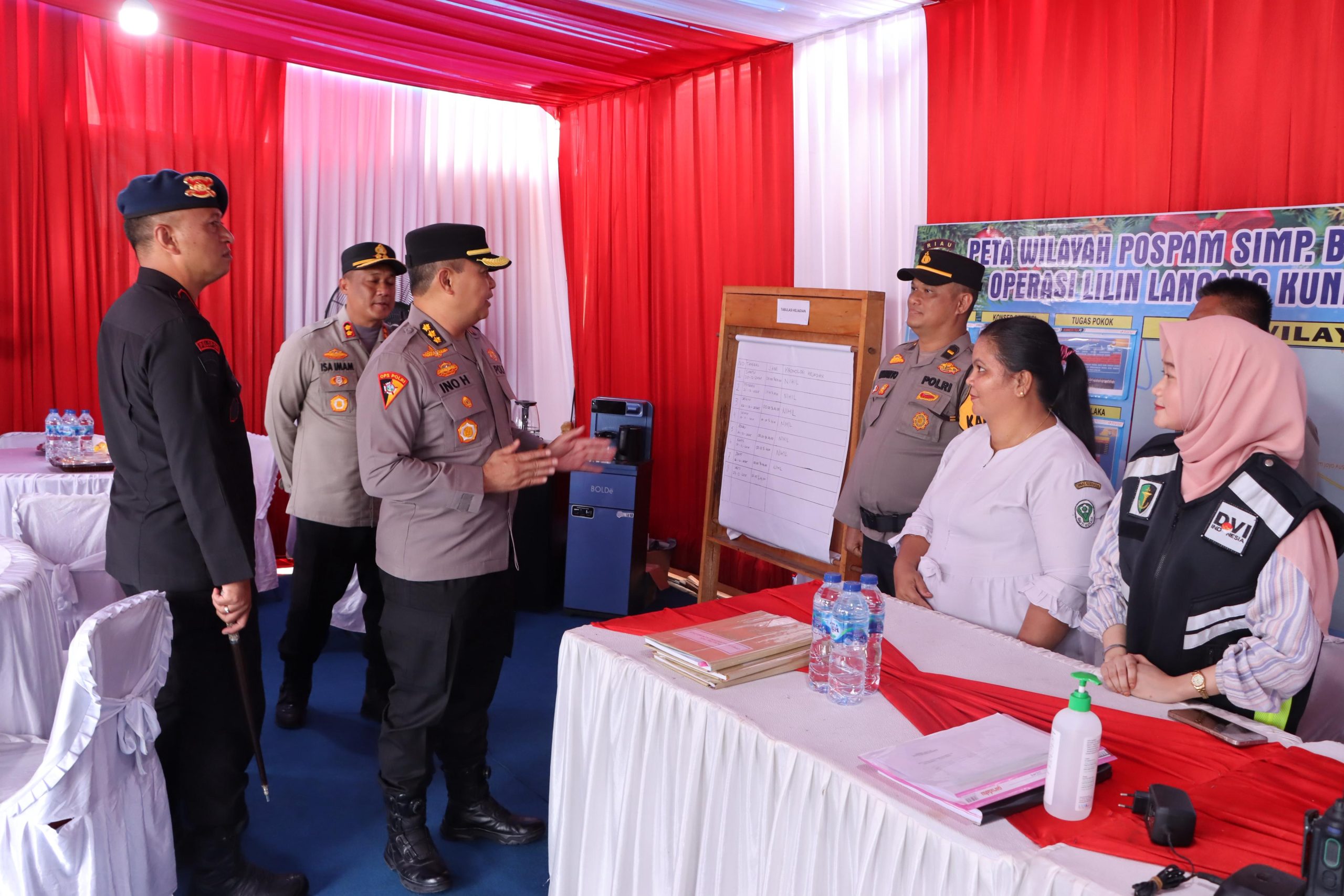 TInjau Operasi Lilin Lancang Kuning 2025, Karo Ops Polda Riau Pimpin Supervisi Pospam