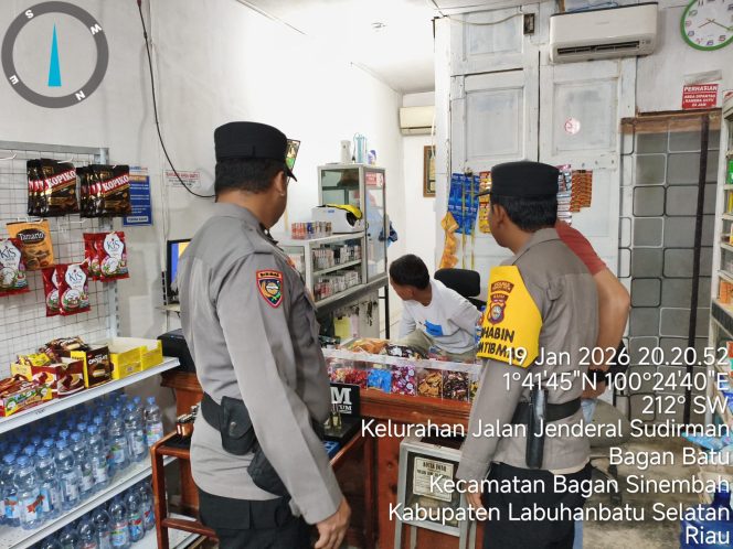 
					Laksanakan KRYD, Polsek Bagan Sinembah Pastikan Situasi Khamtibmas Aman dan Terkendali