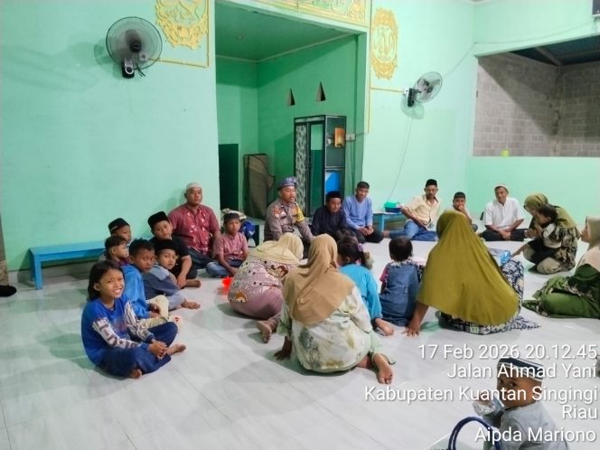 
					Sambut Ramadhan 1447 H, Bhabinkamtibmas Polsek Pangean Sambangi Ponpes Khamilul Hikam untuk Perkuat Kamtibmas