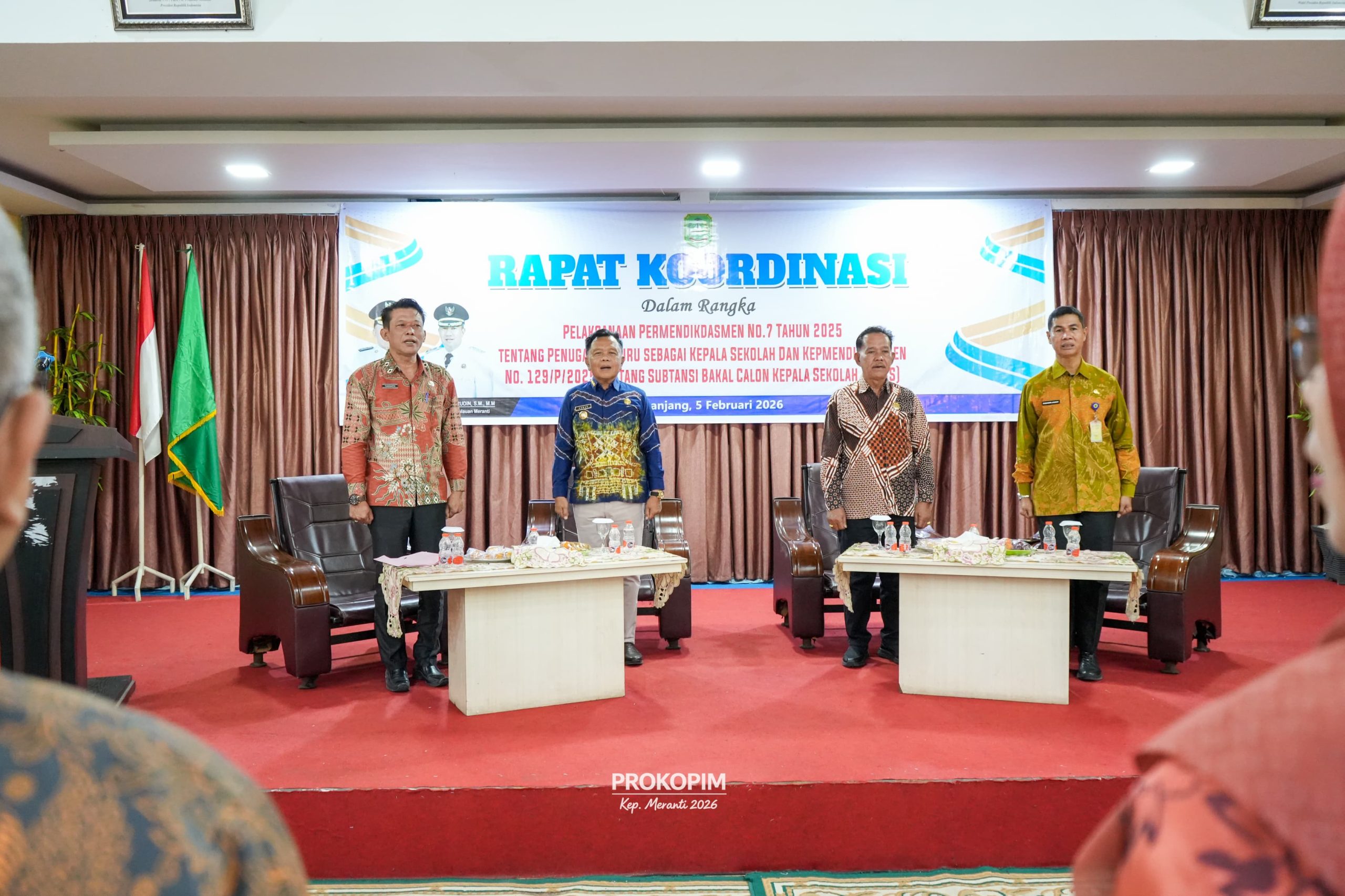 Rakor Kepsek, Bupati Asmar Tegaskan Kepala Sekolah Bukan Sekadar Administrator