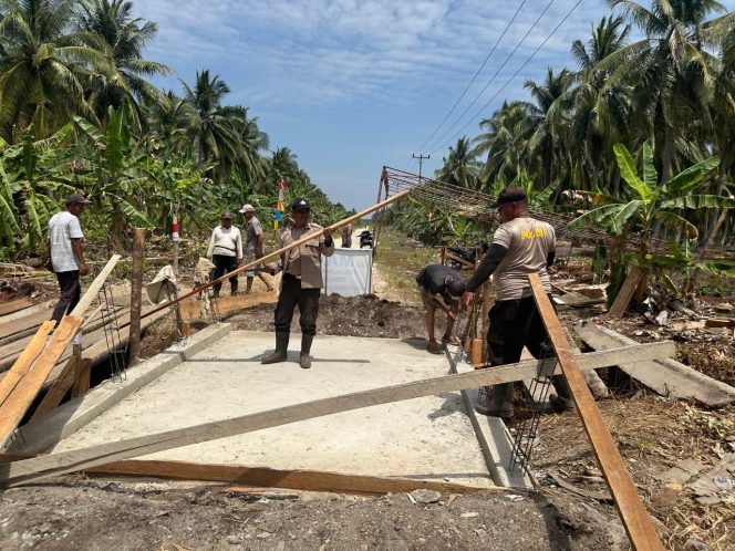 
					Jembatan Merah Putih Presisi Polres Meranti, Akses Ke Wilayah Terisolir Hampir Rampung