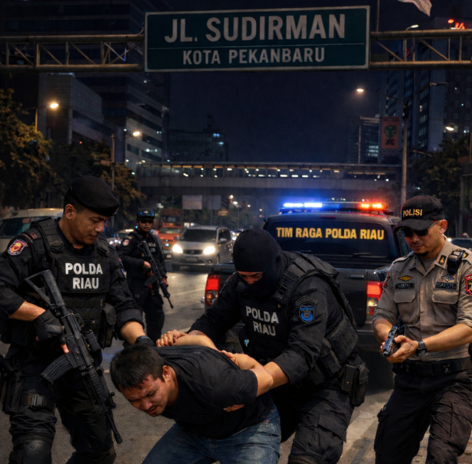 
					Bayang-Bayang Malam di Sudirman: Ketika Kejar-Kejaran Membelah Sunyi Pekanbaru