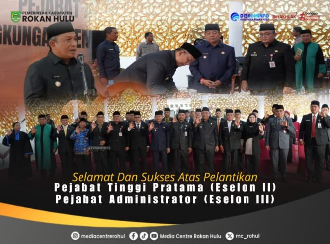 
					Bupati Rohul Rombak Kabinet,Pejabat Eselon II dan III Dilantik, Ini Daftarnya
