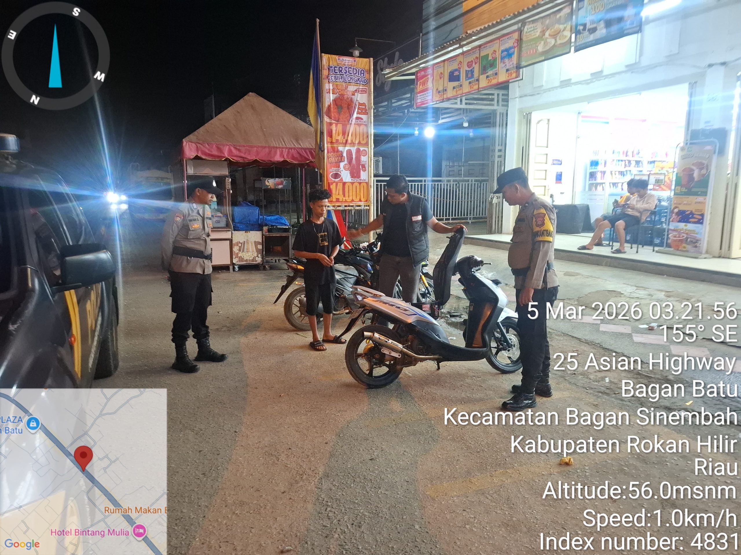 Bulan Suci Ramadhan, Polsek Bagan Sinembah Intensifkan Patroli Antisipasi Balap Liar