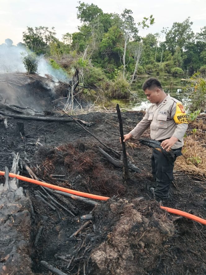 
					Ungkap Pelaku Karhutla, Polres Rohil Amankan Satu Orang Pelaku