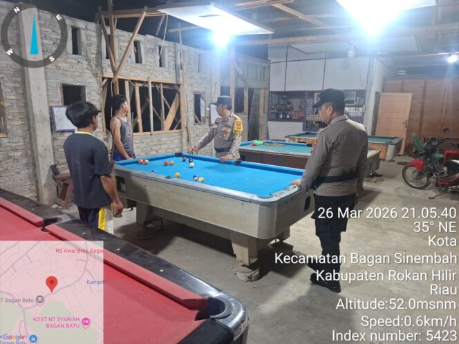 
					Jaga Situasi Kamtibmas Tetap Aman dan Terkendali, Polsek Bagan Sinembah Gelar KRYD