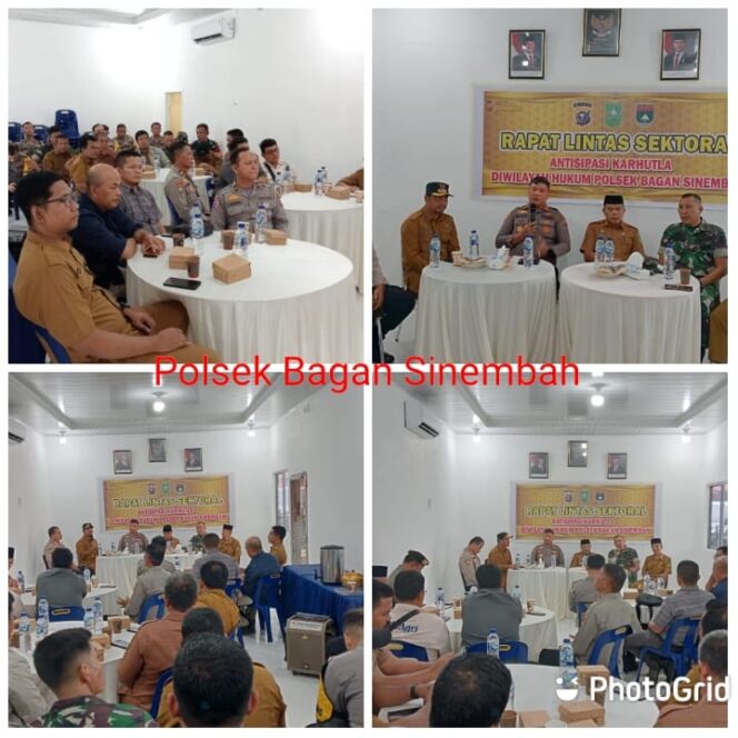 
					Rapat Lintas Sektoral, Upaya Polsek Bagan Sinembah Antisipasi Karhutla