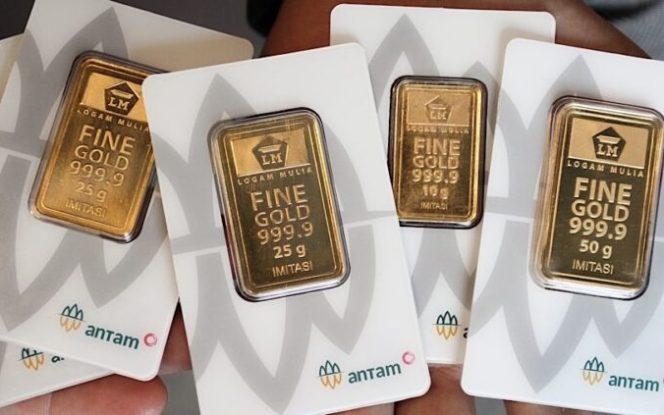 
					Harga Emas Antam Hari Ini: Terkoreksi Rp13.000, Masih Bertahan di Level Rp3,1 Juta