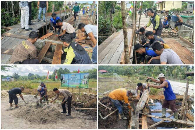 
					Progres Hari Ke-3 Pembagunan Jembatan Merah Putih Presisi Tahap II di Kepri, Penuh Semangat Kebersamaan