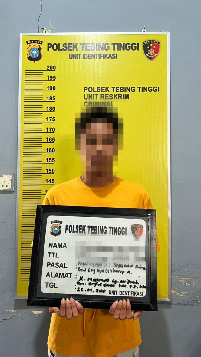 
					Sikat Sabu Seberat 18,87 Gram, Polsek Tebing Tinggi Amankan Satu Orang Terduga Pelaku