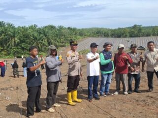Polsek Tambusai Dukung Program Ketahanan Pangan Prabowo 