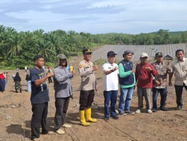 Polsek Tambusai Dukung Program Ketahanan Pangan Prabowo 