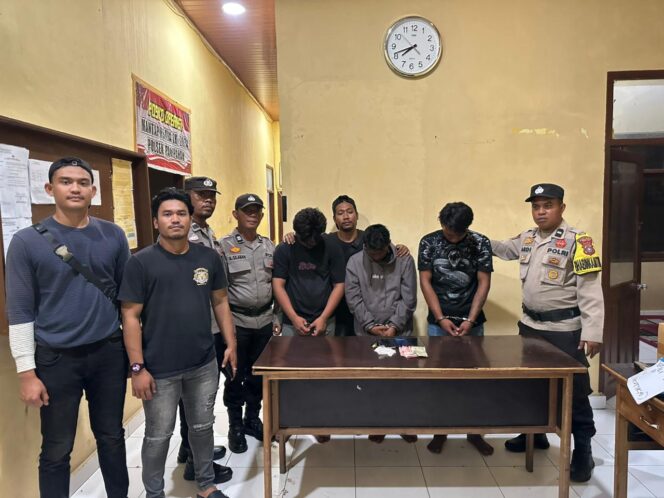 
					Polsek Panipahan Berhasil Amankan 3 Terdakwa Beserta Barang Bukti Ungkap Kasus Narkoba