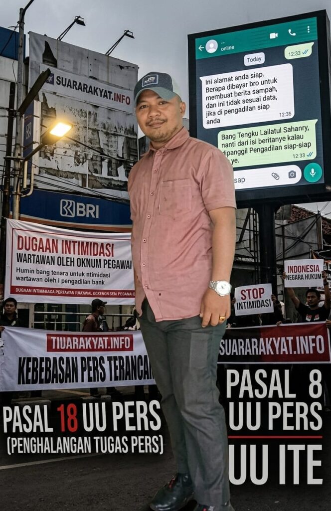 
					Diduga Intimidasi Wartawan, Aktivis Sosial Soroti Etika Komunikasi Oknum Pegawai BRI