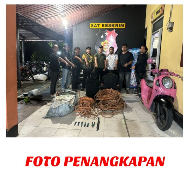 
					Aksi Maling Kabel PT. Petronesia Benimel Terbongkar, Polres Rohil Ringkus Dua Pelaku dalam Operasi Senyap