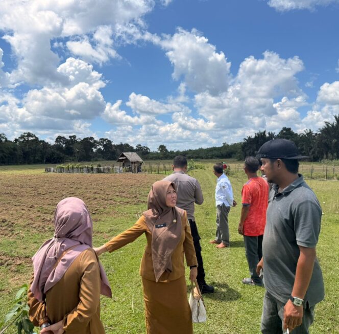 
					Kapolsek Cerenti Pimpin Pengecekan Lahan Ketahanan Pangan 6 Desa di Pulau Bayur
