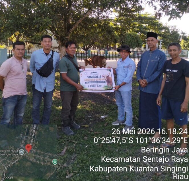 
					Peduli Masyarakat, PT SBL Jalur Patah Serahkan Bantuan Qurban untuk Masyarakat Sentajo Raya