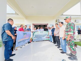 PT Pancaran Cahaya Sedjati Salurkan 3 Ekor Sapi Kurban untuk Desa Logas, Logas Hilir, dan Muara Lembu