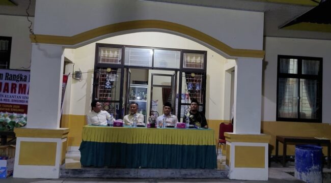 Serap Aspirasi Masyarakat, Anggota DPRD Kuansing H. Samsuarman Gelar Reses Masa Sidang II di Desa Logas