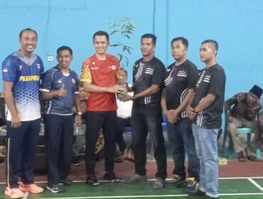 Sambut HUT Bhayangkara ke-80, Kapolres Kuansing Buka Turnamen Badminton Cup 2026 di Pangean
