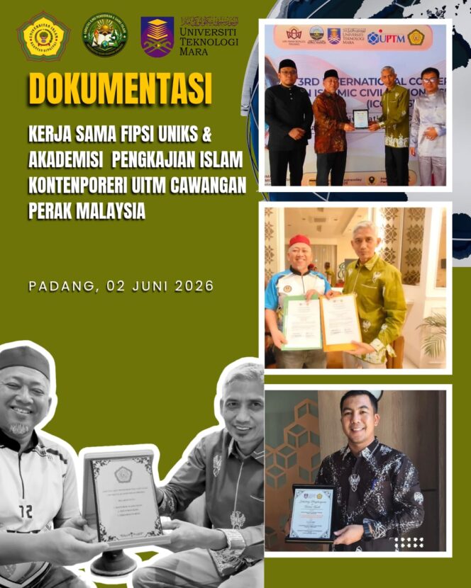 
					FIPSI UNIKS Jalin Kerja Sama Akademik dengan Akademisi Pengkajian Islam Kontemporeri UiTM Perak Malaysia
