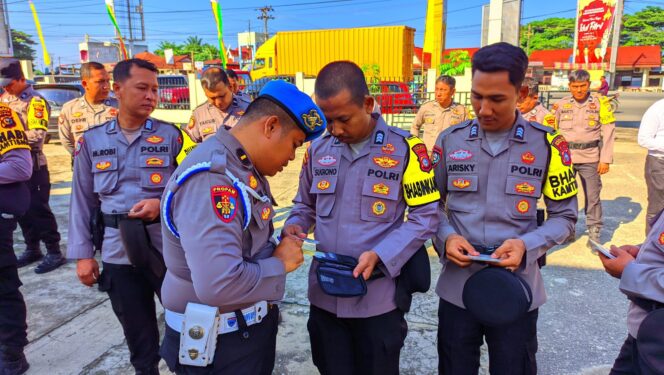 
					Bentuk Personel Disiplin serta Profesional dan Berintegritas, Polsek Bagan Sinembah Gelar Gaktiplin