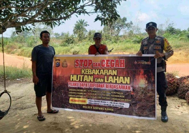 
					Antisipasi Karlahut di Wilayah Simpang Kanan Polisi Giat Laksanakan Patroli dan Himbauan