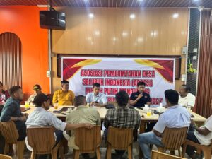 Sosialisasi Dan Edukasi Terkait Persiapan Pilkades Serentak Di Inhil Oleh Sub Dit Politik Intelkam Polda Riau