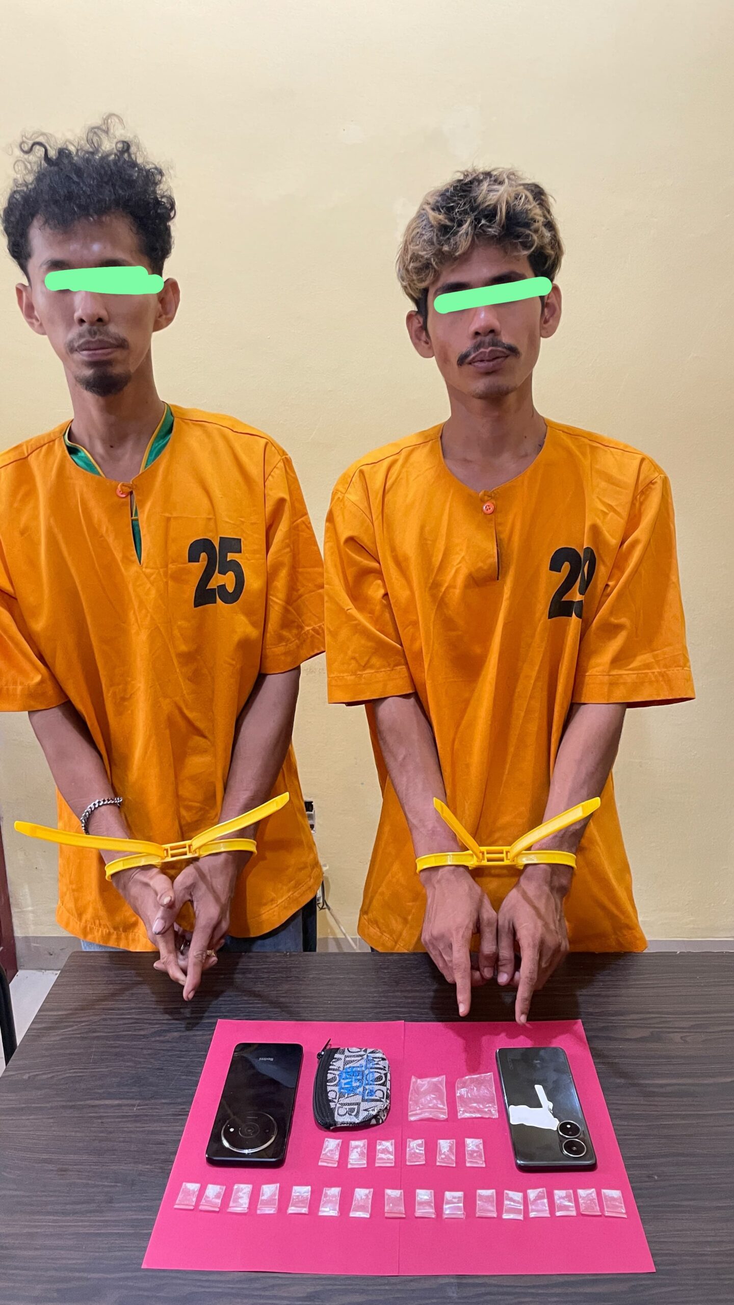 Bongkar Peredaran Sabu, Dua Terduga Pengedar Ditangkap Satresnarkoba Polres Meranti