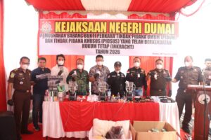 Kejaksaan Negeri Dumai Musnahkan Barang kan Barang Bukti Periode Bulan Maret – Juni 2026