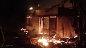 Gudang Kantor BPP di Rambah Hilir Ludes Dilahap Si Jago Merah*